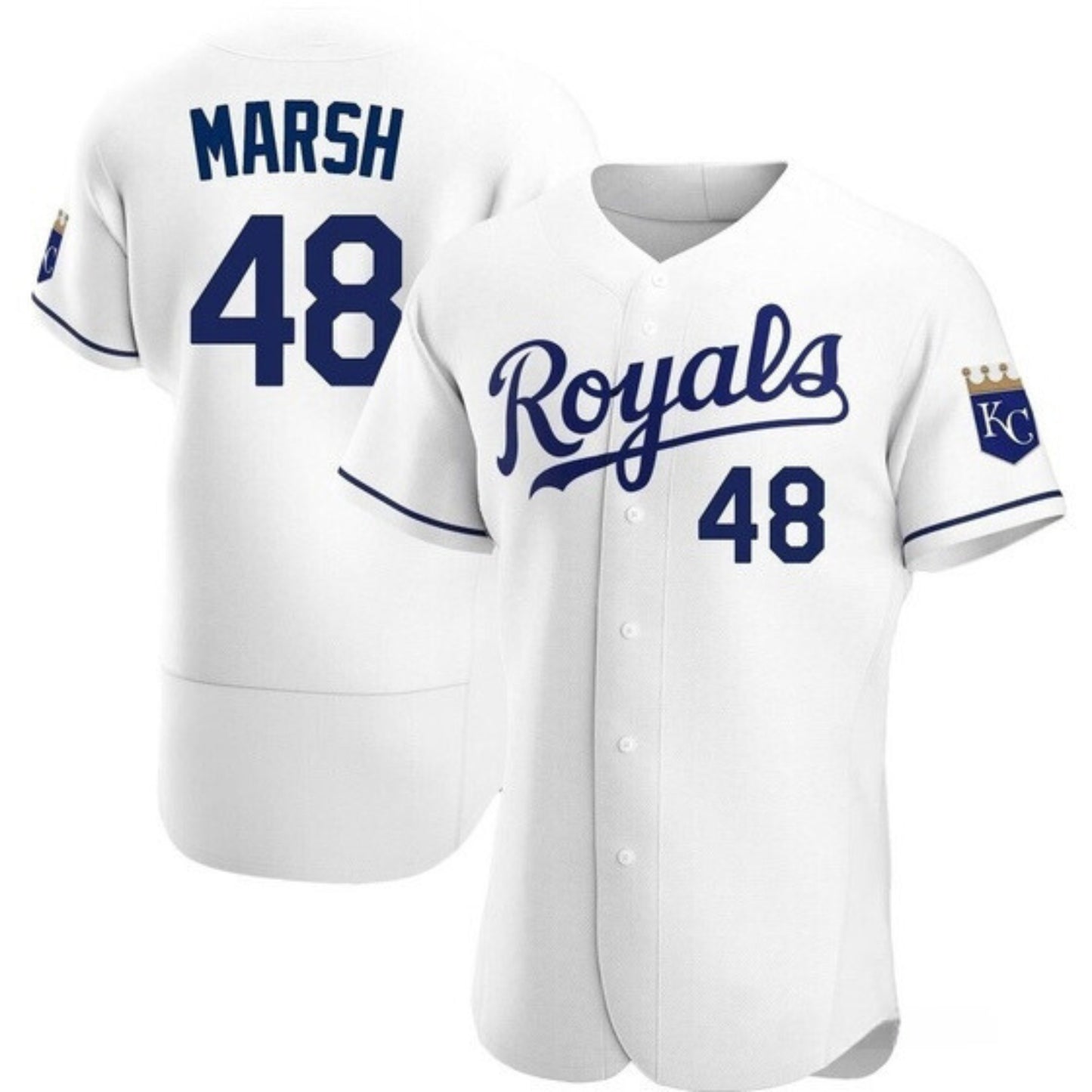 MLB Alec Marsh Kansas City Royals 48 Jersey