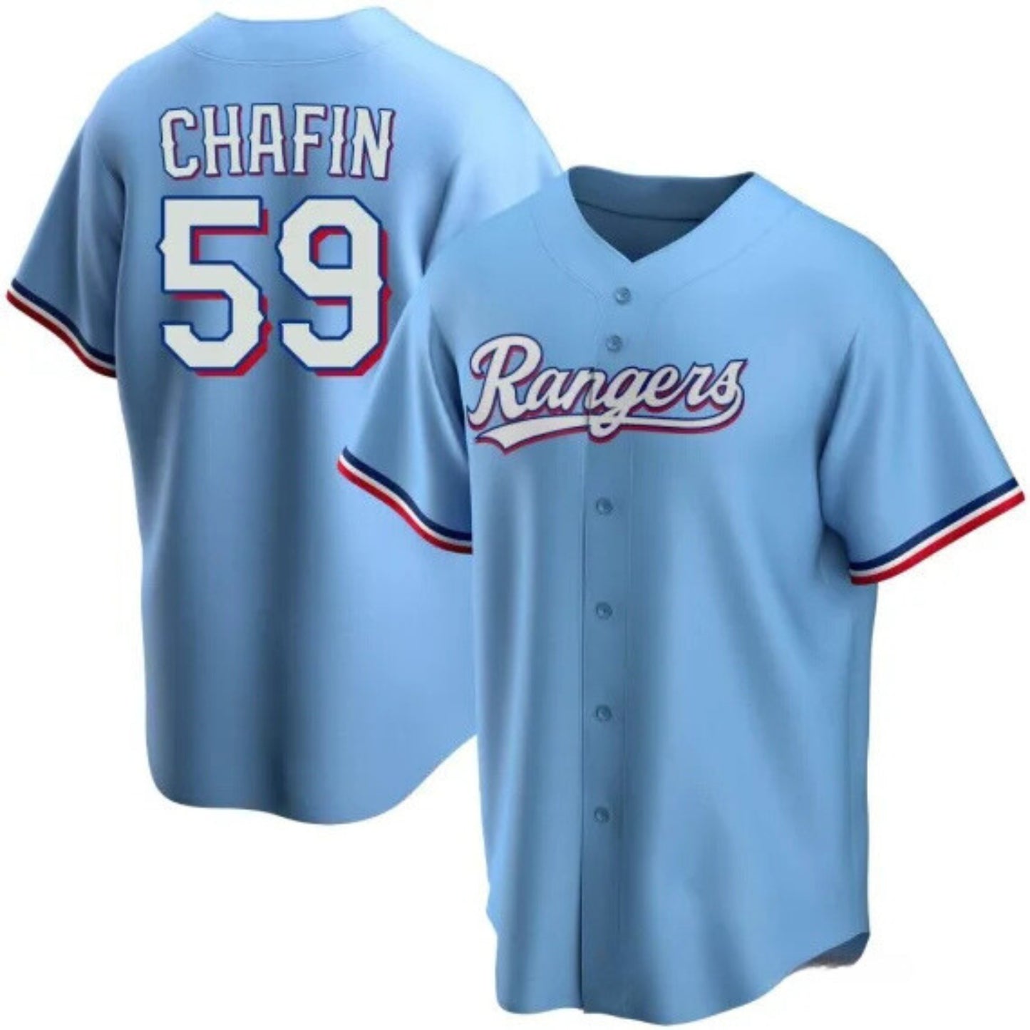 MLB Andrew Chafin Texas Rangers 59 Jersey