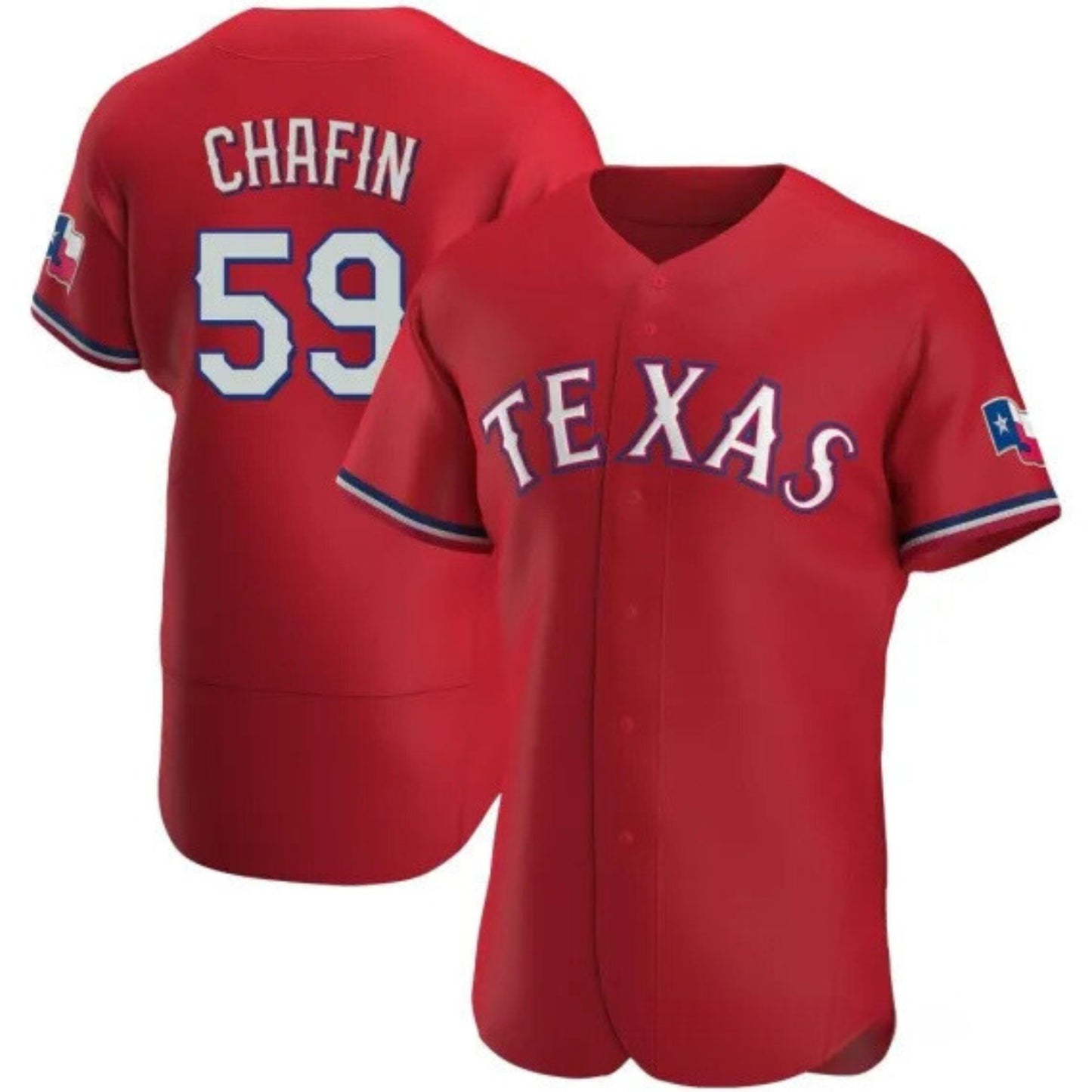 MLB Andrew Chafin Texas Rangers 59 Jersey