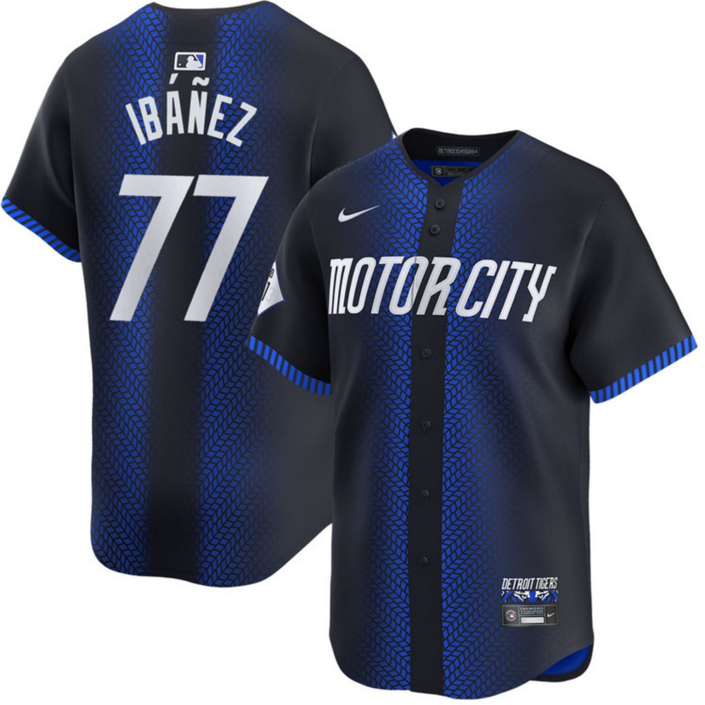 MLB Andy Ibanez Detroit Tigers 77 Jersey