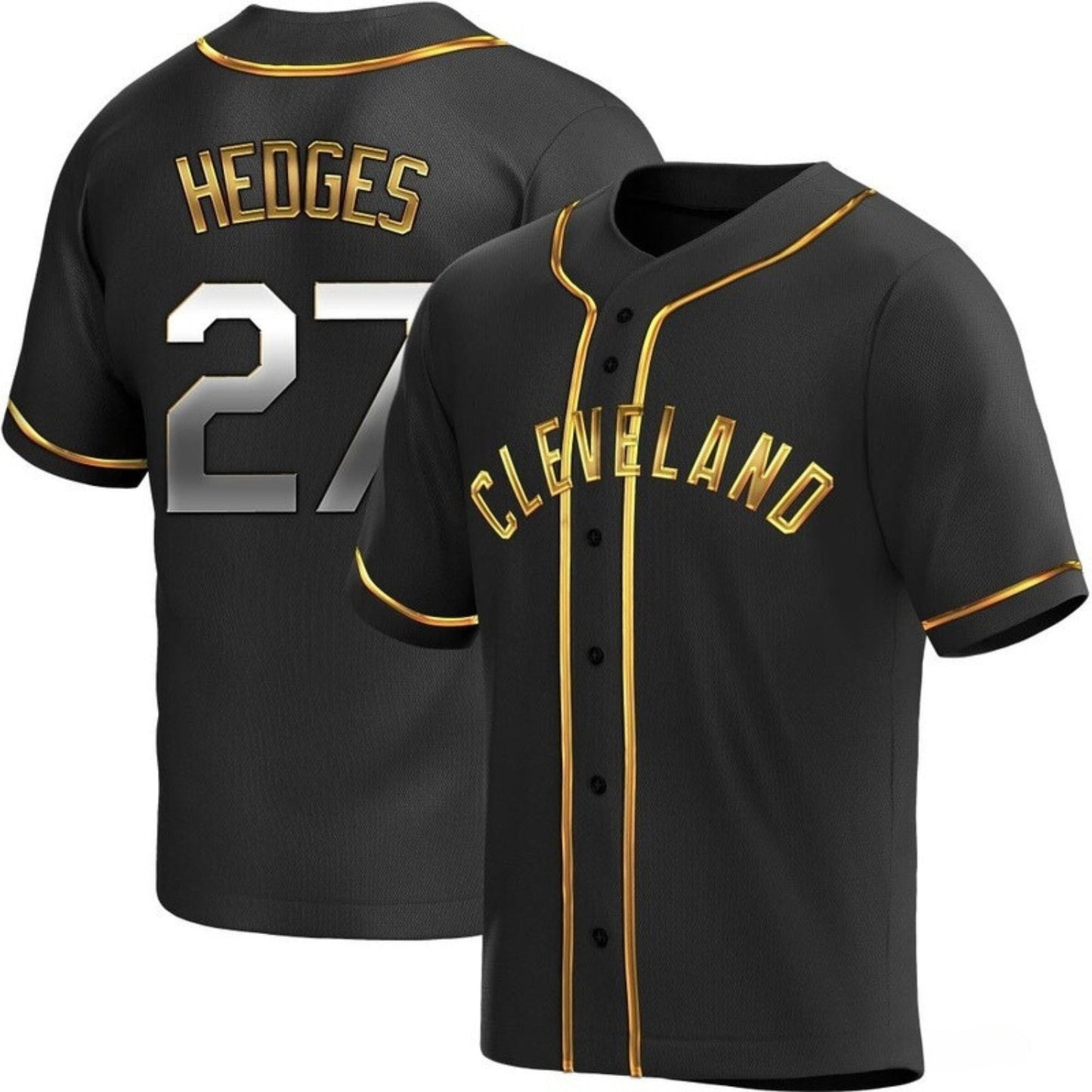 MLB Austin Hedges Cleveland Guardians 27 Jersey