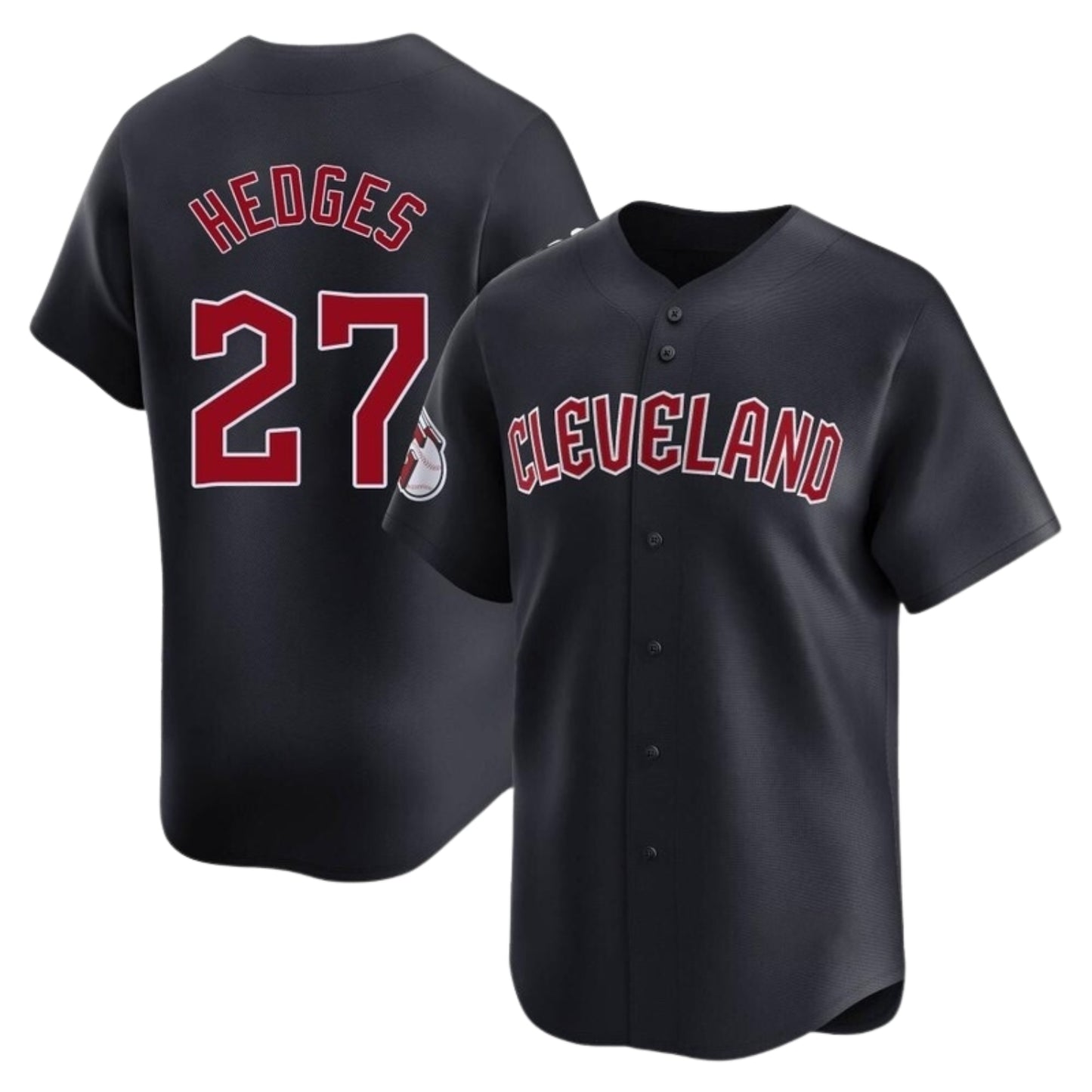 MLB Austin Hedges Cleveland Guardians 27 Jersey