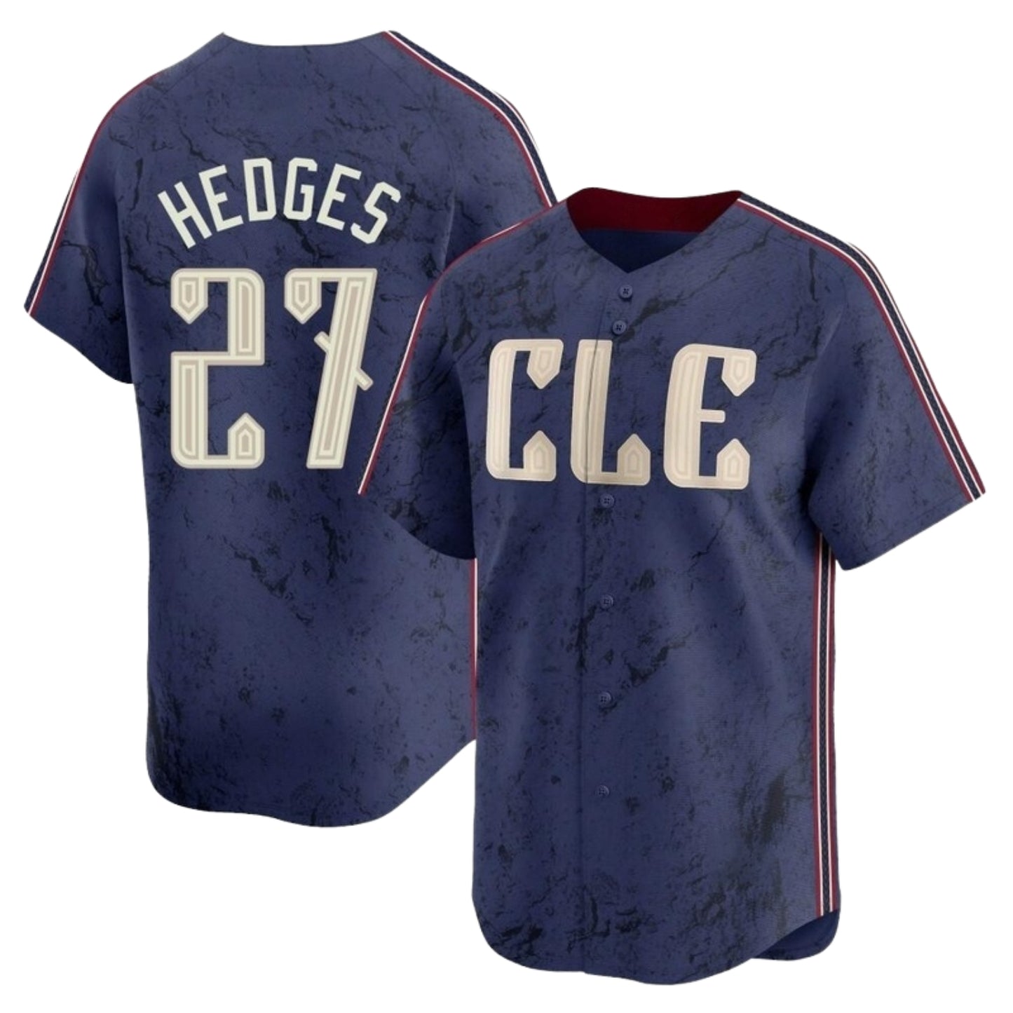 MLB Austin Hedges Cleveland Guardians 27 Jersey