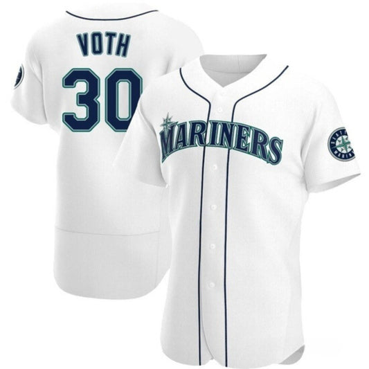 MLB Austin Voth Seattle Mariners 30 Jersey