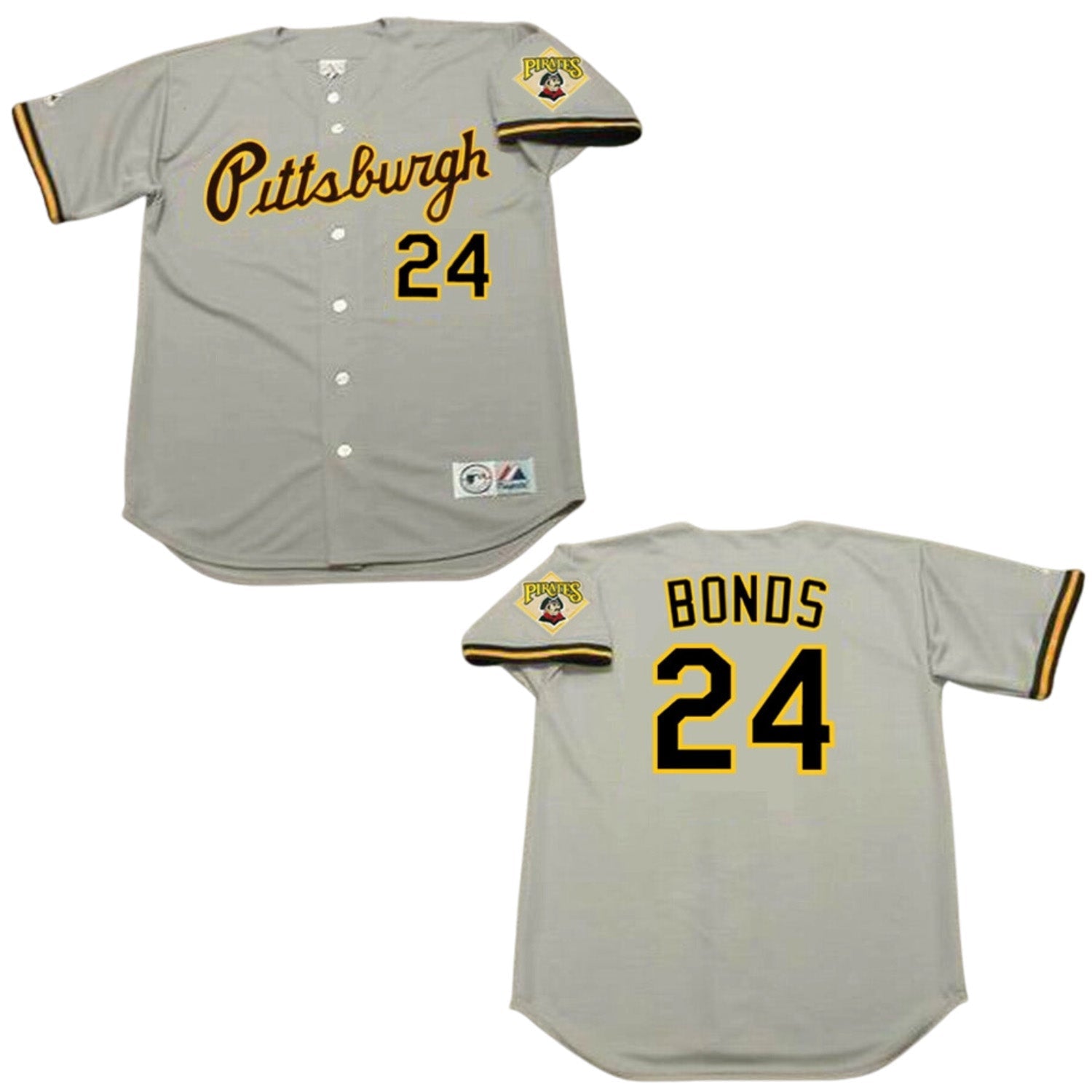 MLB Barry Bonds Pittsburgh Pirates 24 Jersey The Jersey King