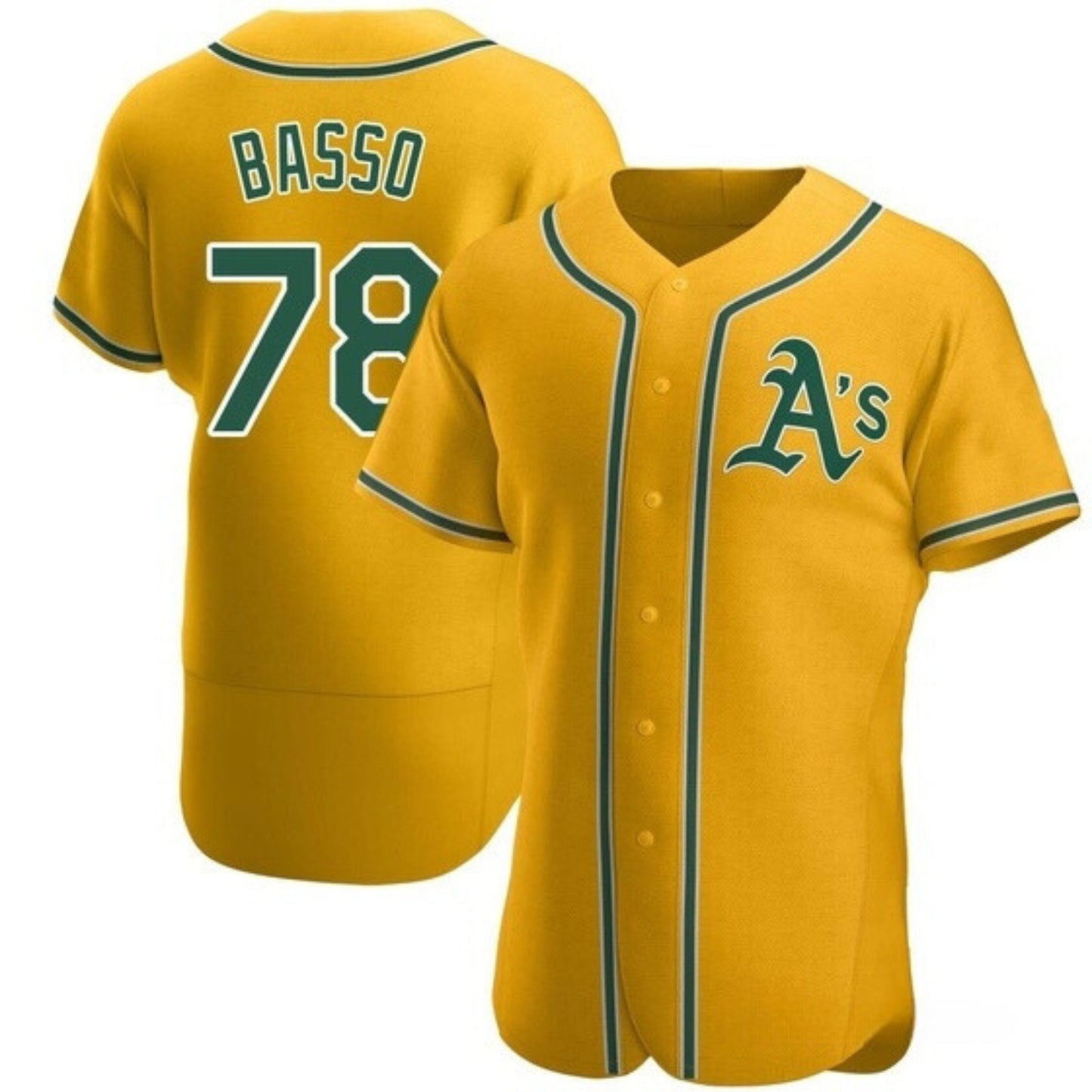 MLB Brady Basso Oakland Atheltics 78 Jersey