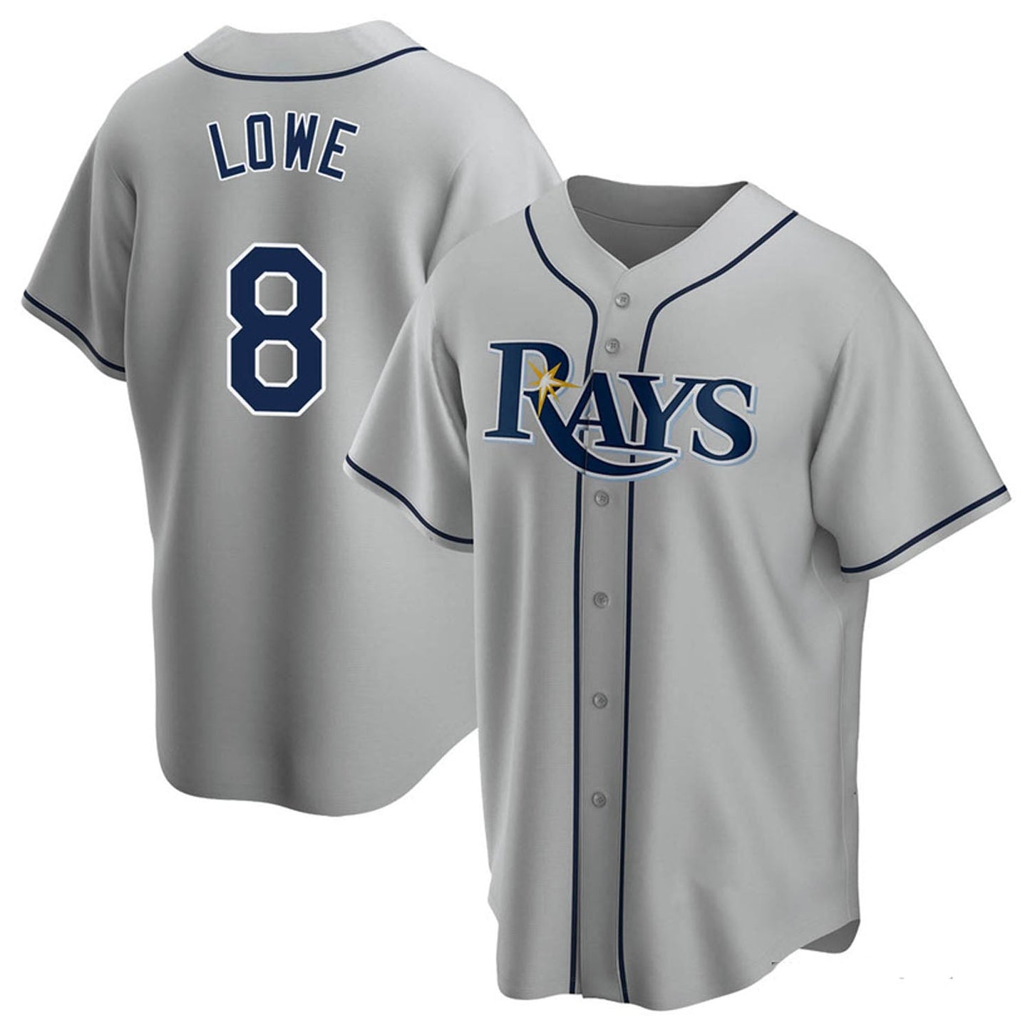 MLB Brandon Lowe Tampa Bay Rays 8 Jersey