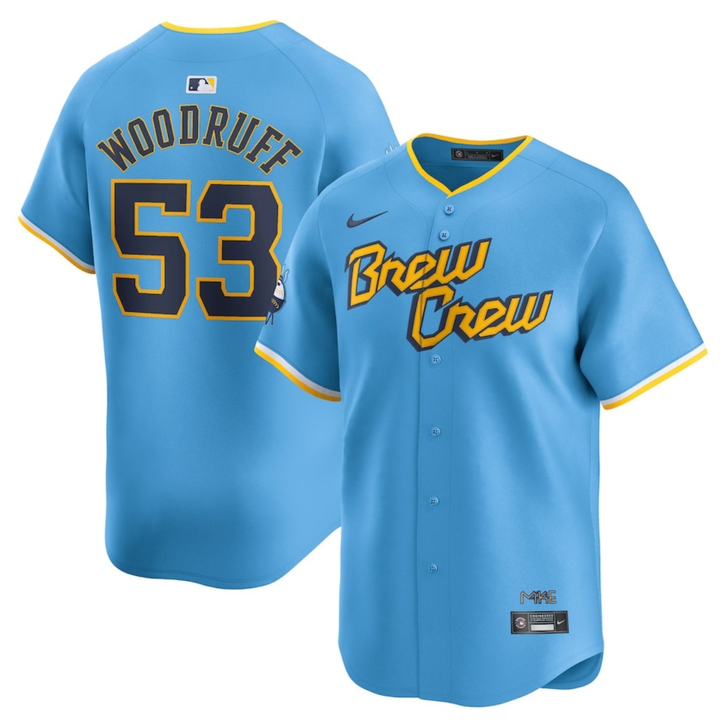 MLB Brandon Woodruff Milwaukee Brewers 53 Jersey