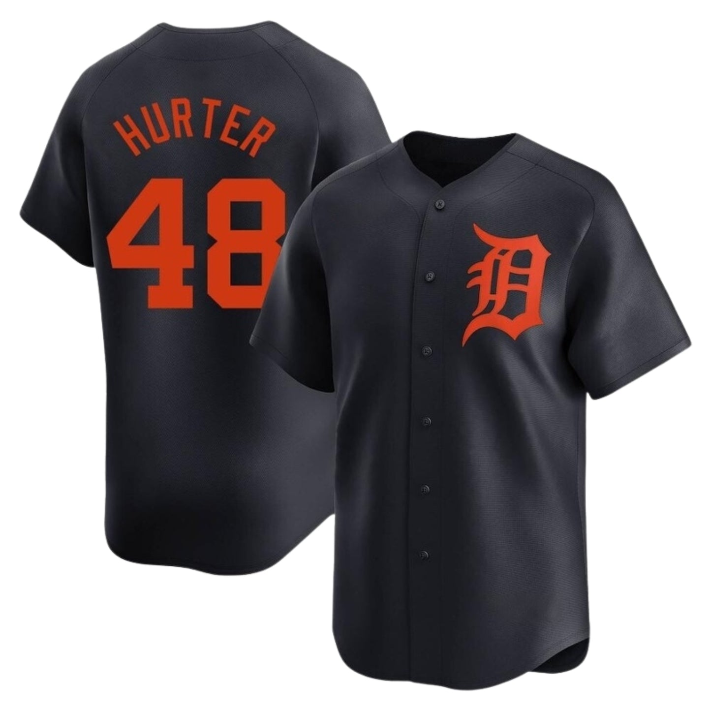 MLB Brant Hurter Detroit Tigers 48 Jersey