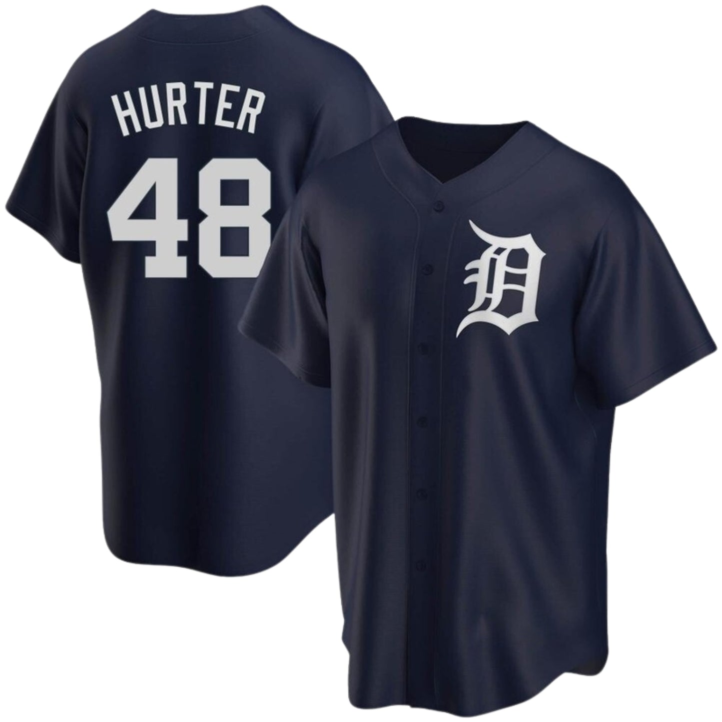 MLB Brant Hurter Detroit Tigers 48 Jersey