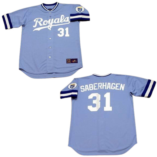 MLB Bret Saberhagen Kansas City Royals 31 Jersey