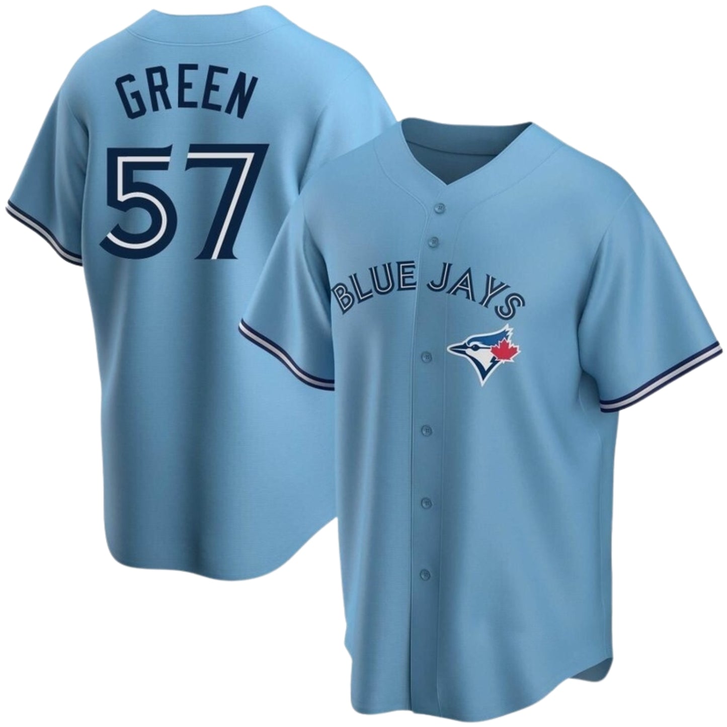 MLB Chad Green Toronto Blue Jays 57 Jersey