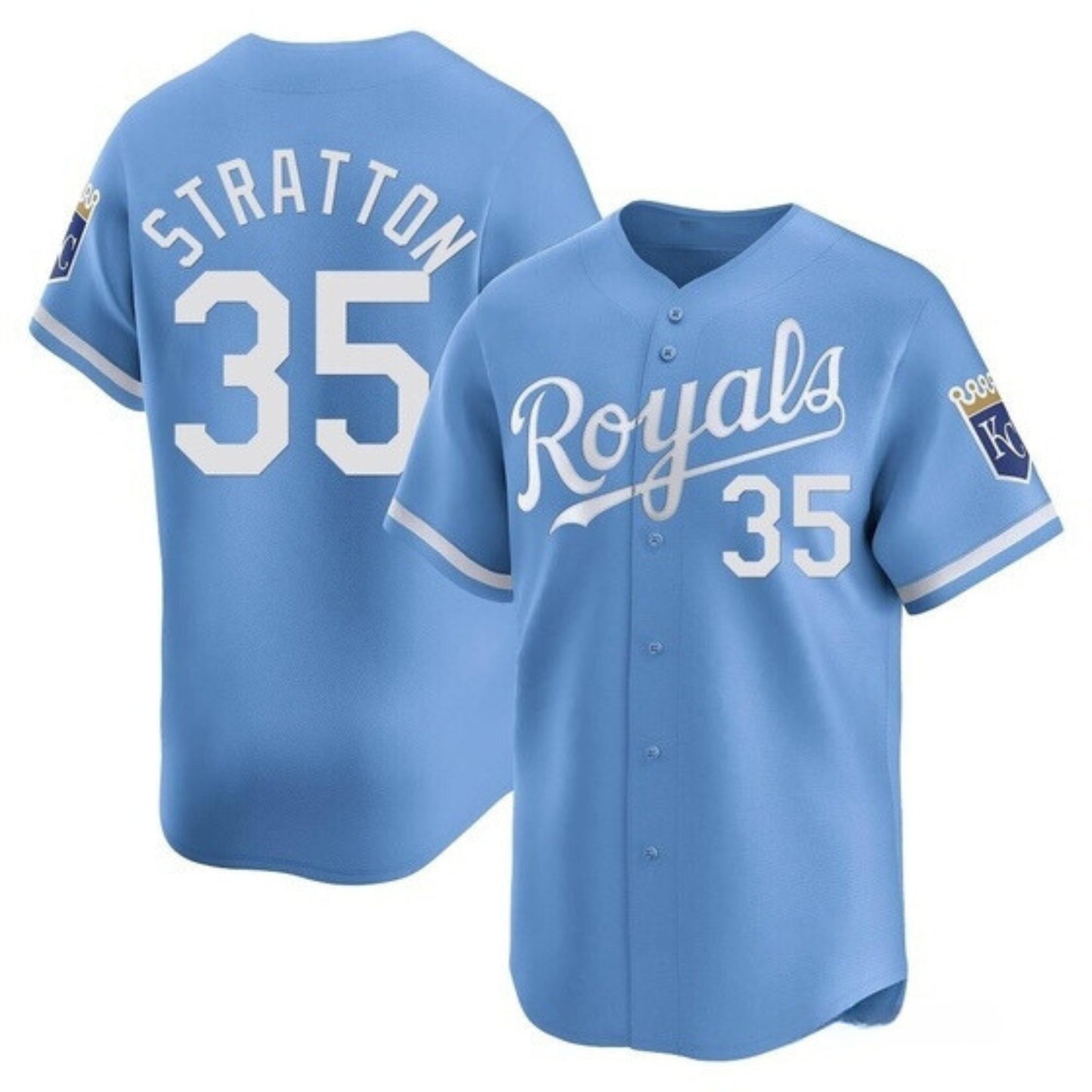 MLB Chris Stratton Kansas City Royals 35 Jersey