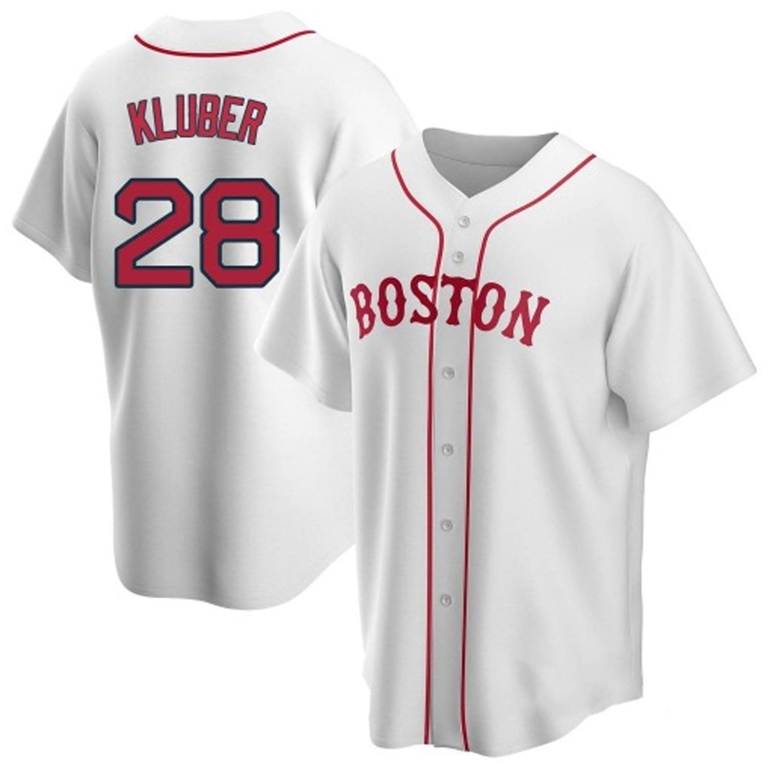 MLB Corey Kluber Boston Red Sox 28 Jersey The Jersey King