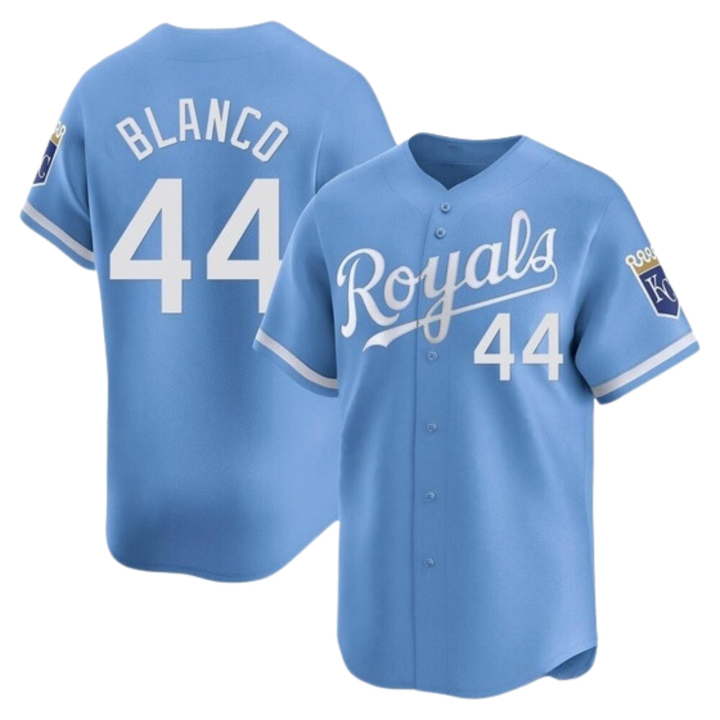 MLB  Dairon Blanco Kansas City Royals 44 Jersey