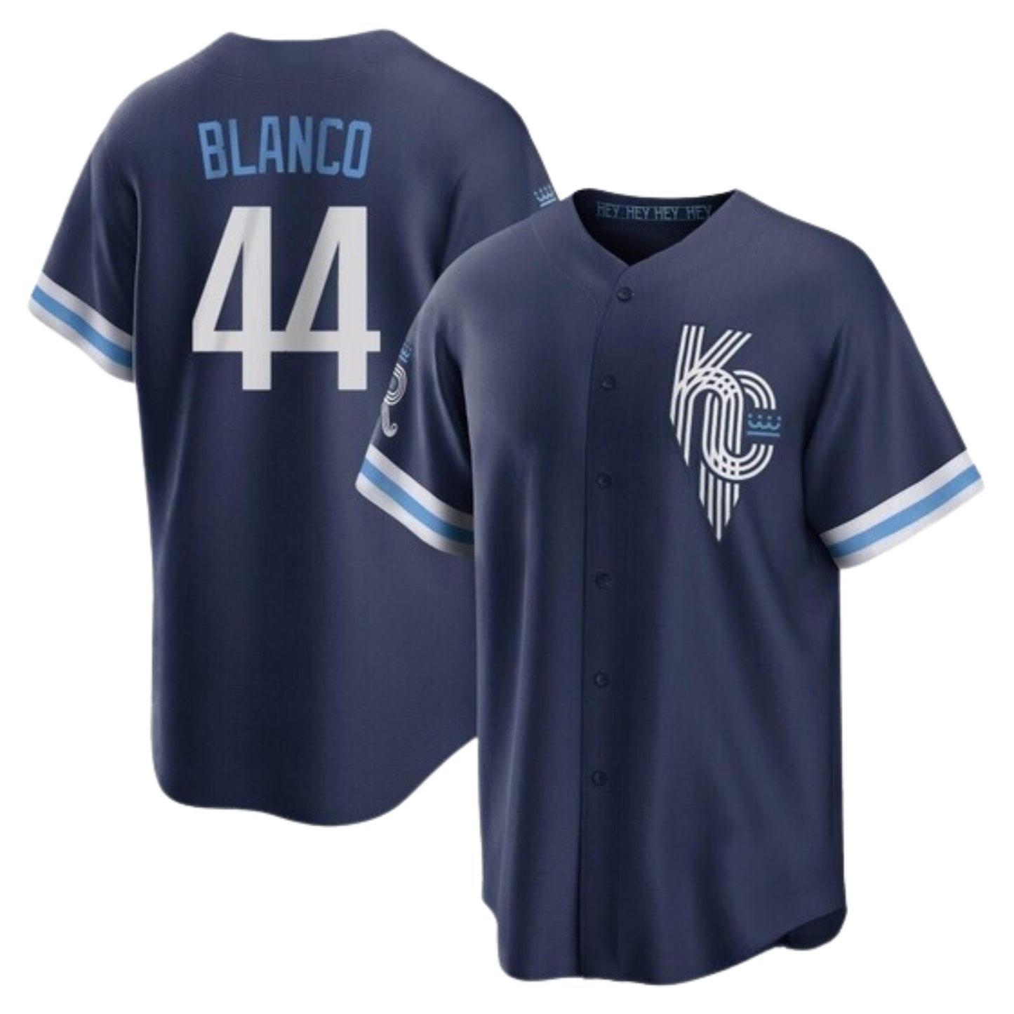 MLB  Dairon Blanco Kansas City Royals 44 Jersey