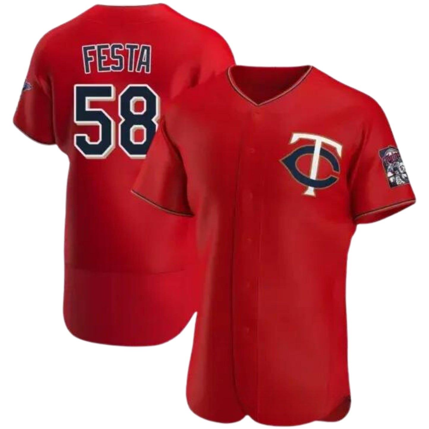 MLB David Festa Minnesota Twins 58 Jersey