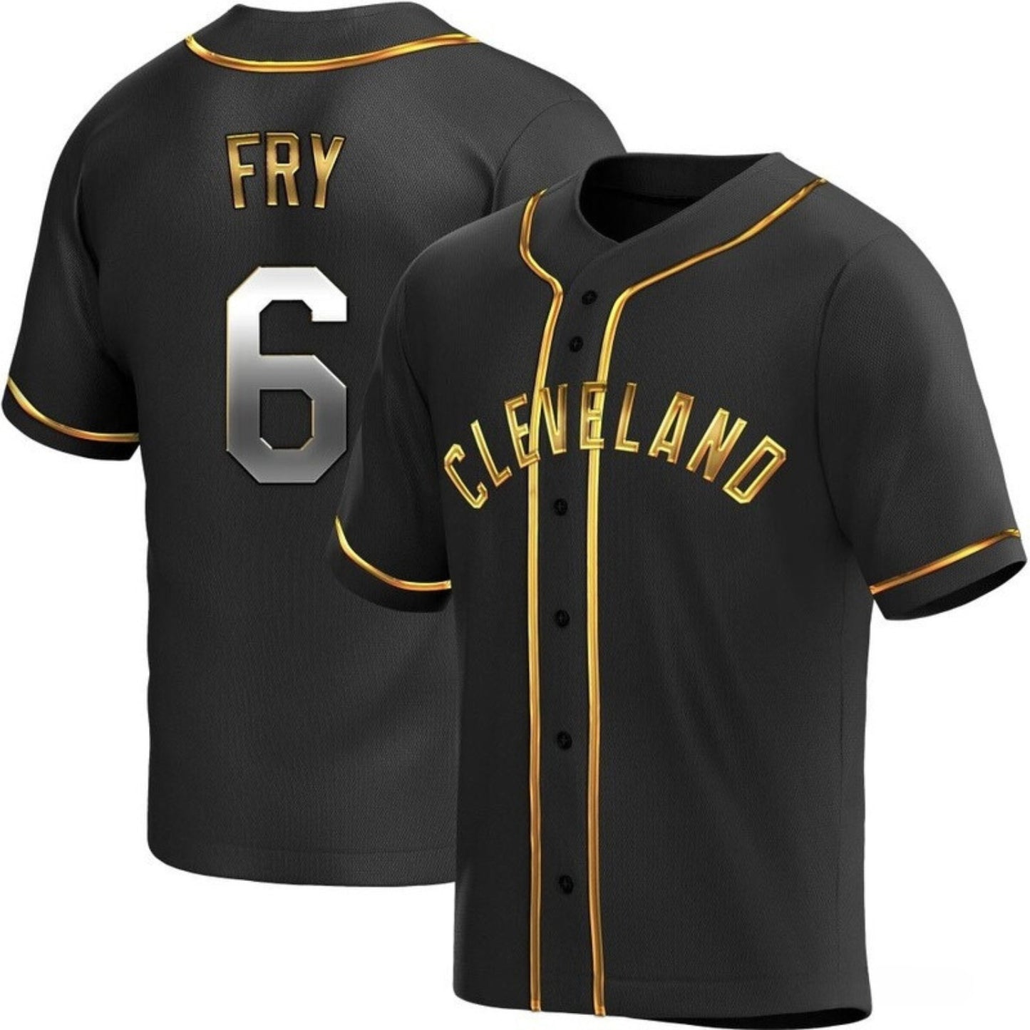 MLB David Fry Cleveland Guardians 6 Jersey