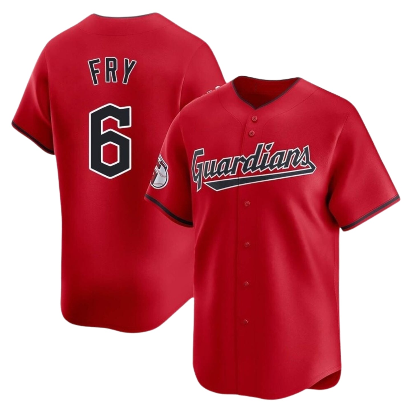 MLB David Fry Cleveland Guardians 6 Jersey