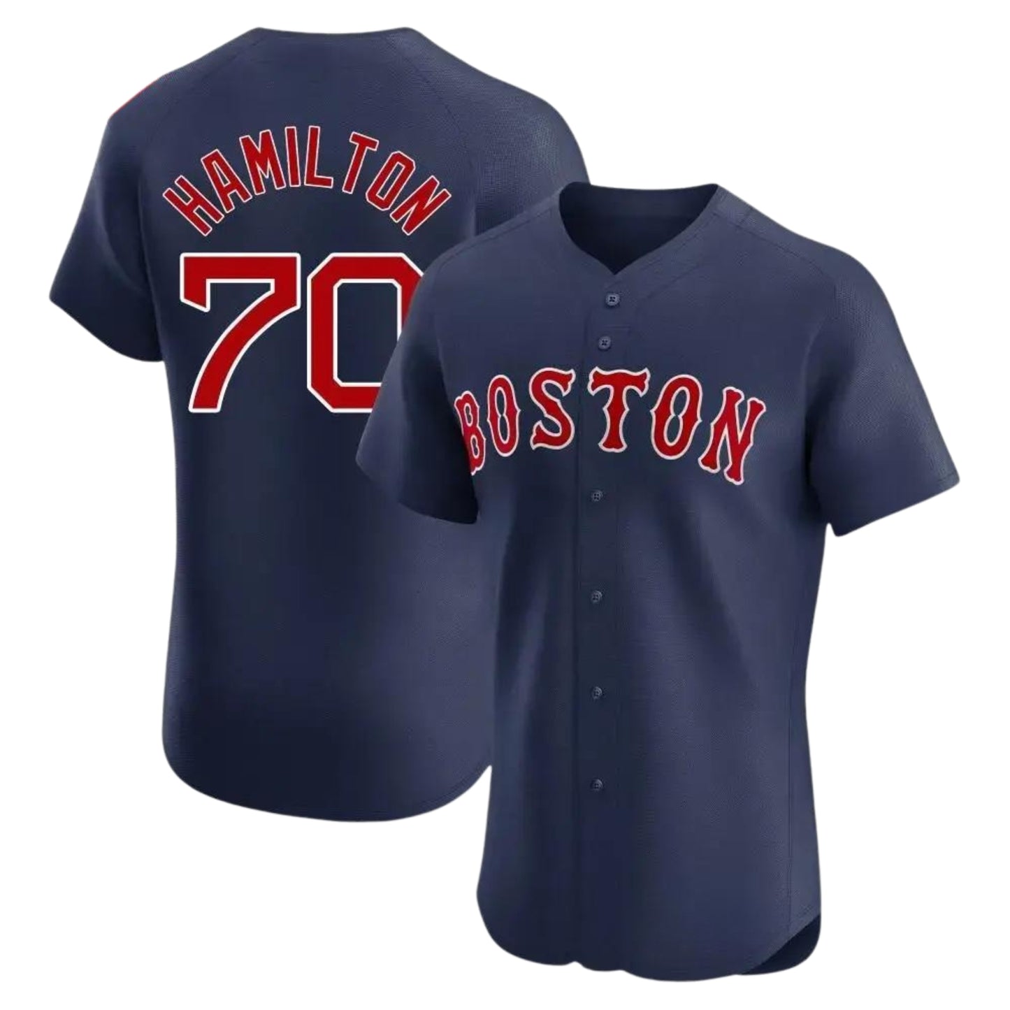 MLB David Hamilton Boston Red Sox 70 Jersey