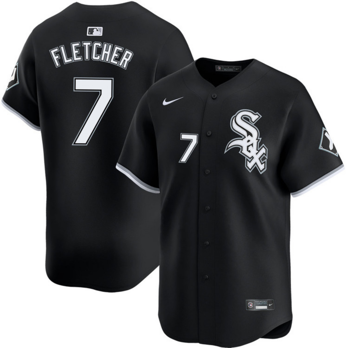 MLB Dominic Fletcher Chicago White Sox 7 Jersey