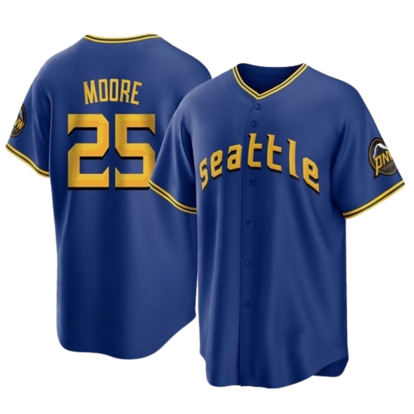 MLB  Dylan Moore Seattle Mariners 25 Jersey