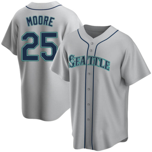 MLB  Dylan Moore Seattle Mariners 25 Jersey