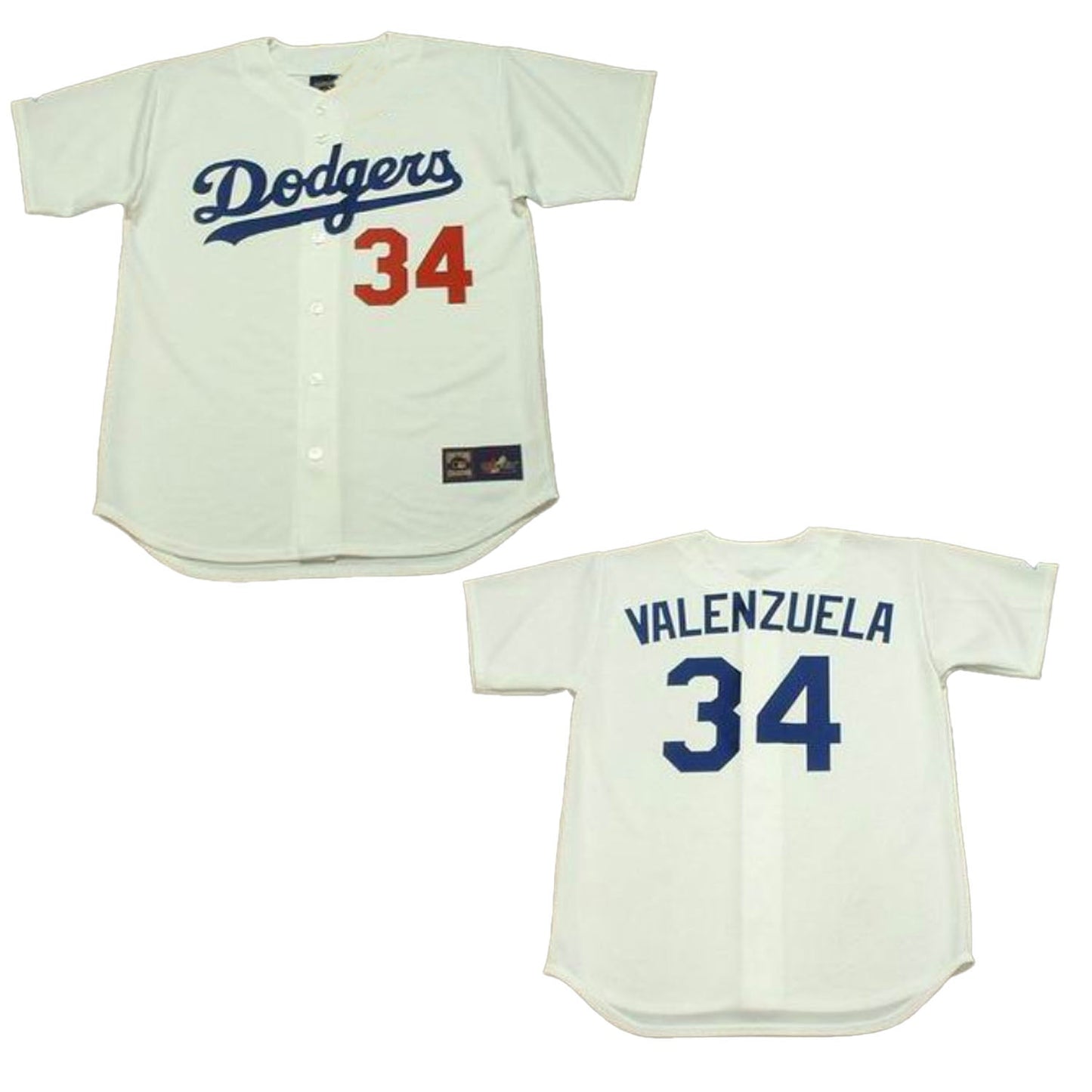 MLB Fernando Valenzuela Los Angeles Dodgers 34 Jersey