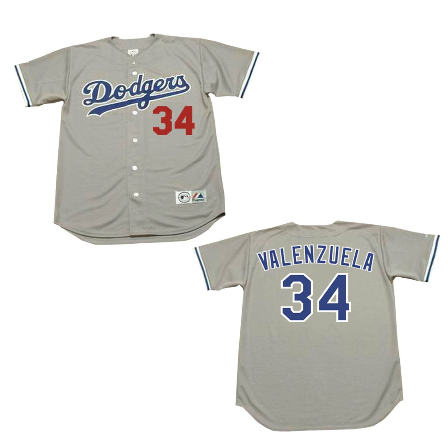 MLB Fernando Valenzuela Los Angeles Dodgers 34 Jersey