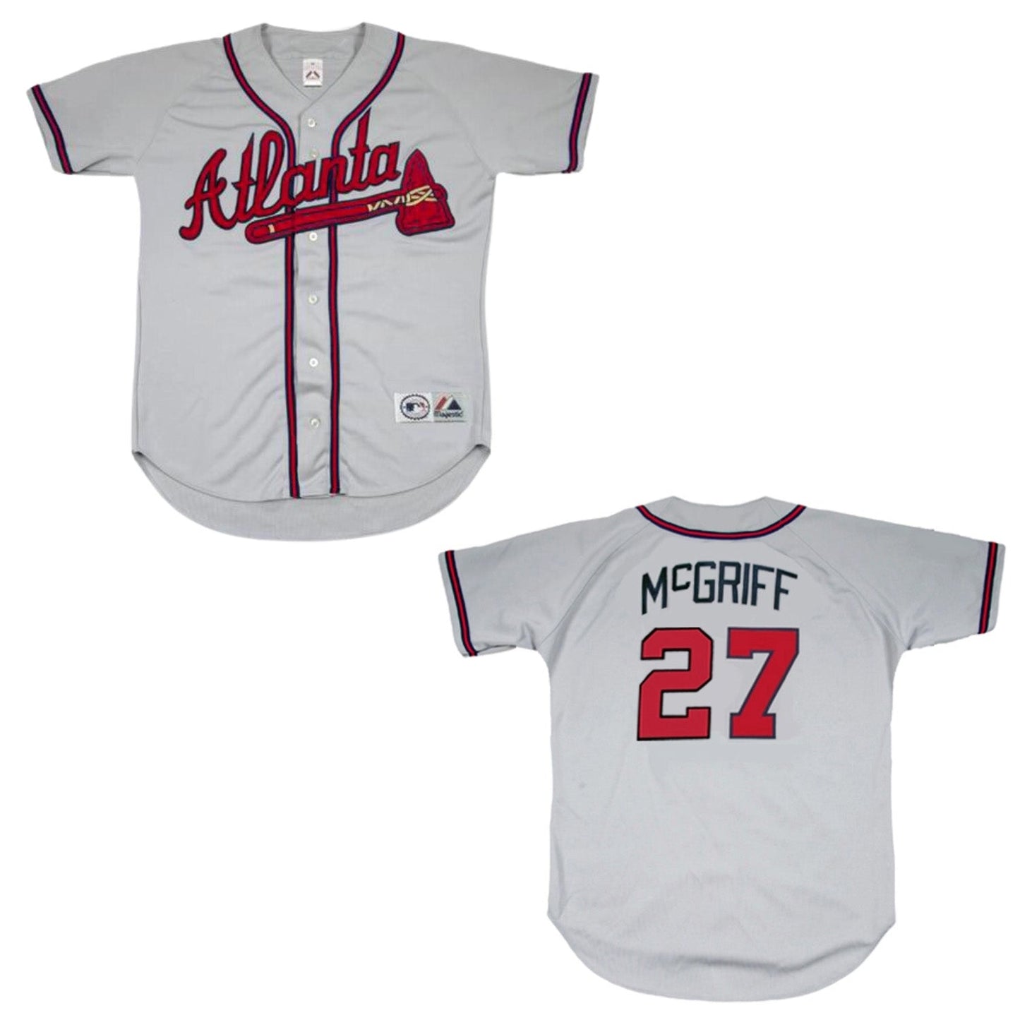 MLB Fred Mcgriff Atlanta Braves 27 Jersey