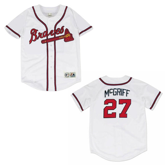 MLB Fred Mcgriff Atlanta Braves 27 Jersey