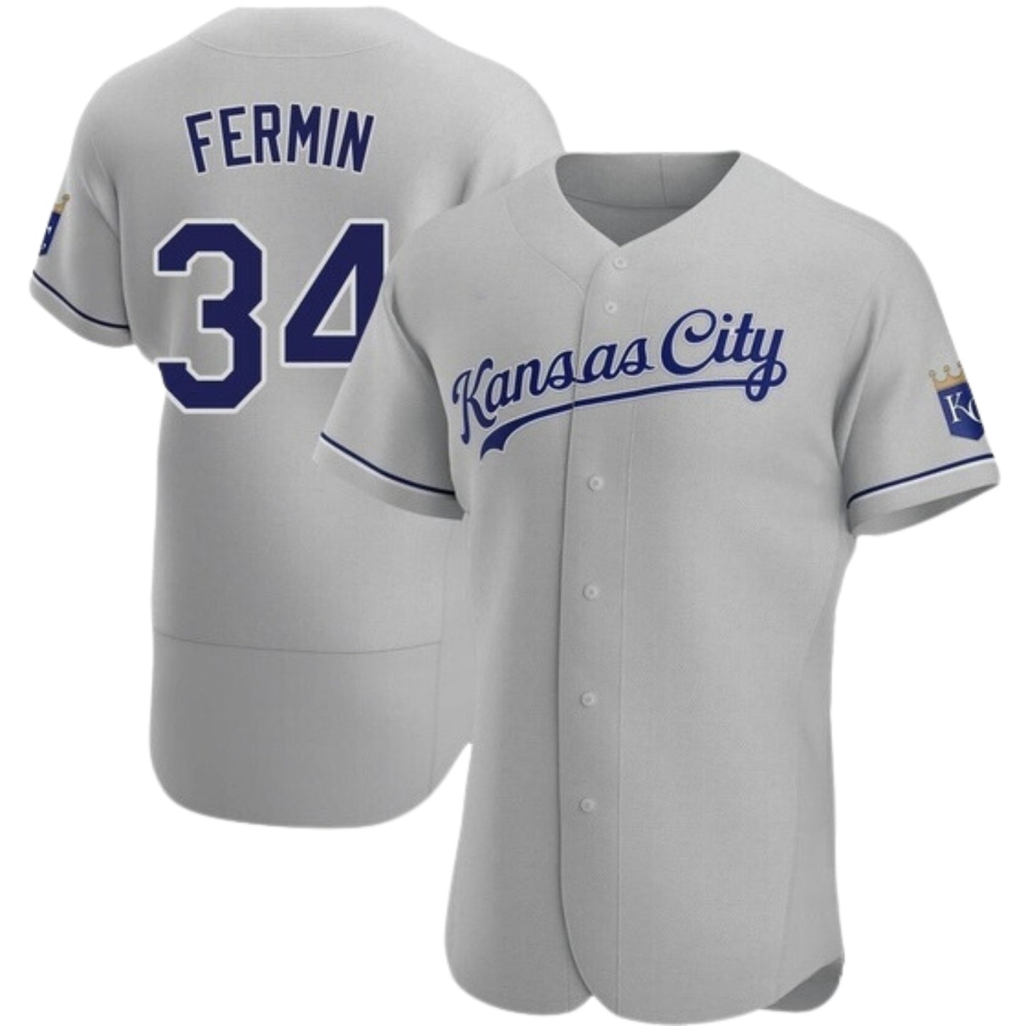 MLB Freddy Fermin Kansas City Royals 34 Jersey