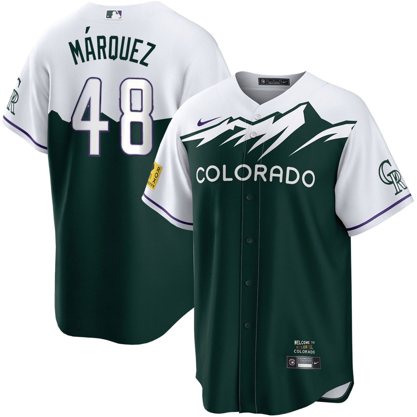 MLB German Marquez Colorado Rockies 48 Jersey