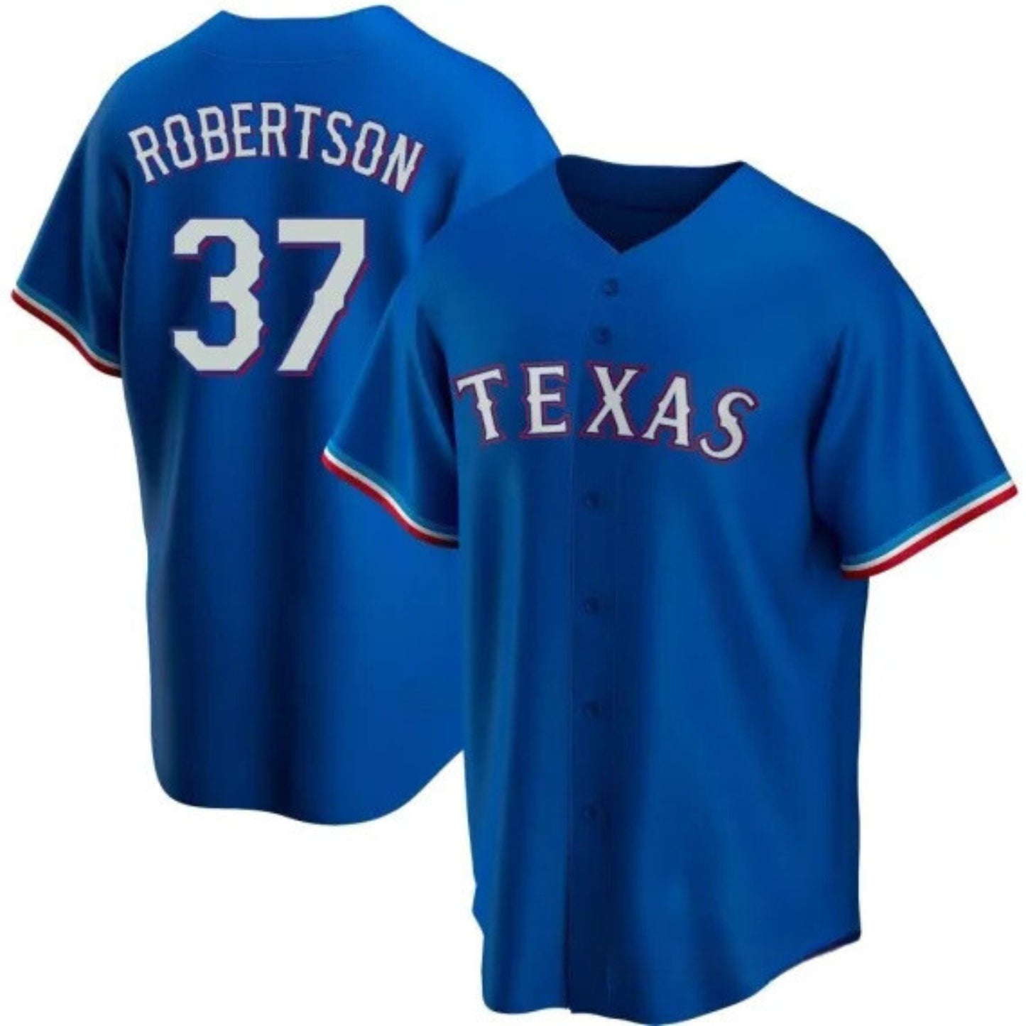 MLB David Robertson Texas Rangers 37 Jersey