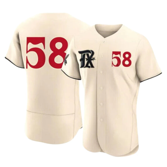 MLB Gerson Garabito Texas Rangers 58 Jersey