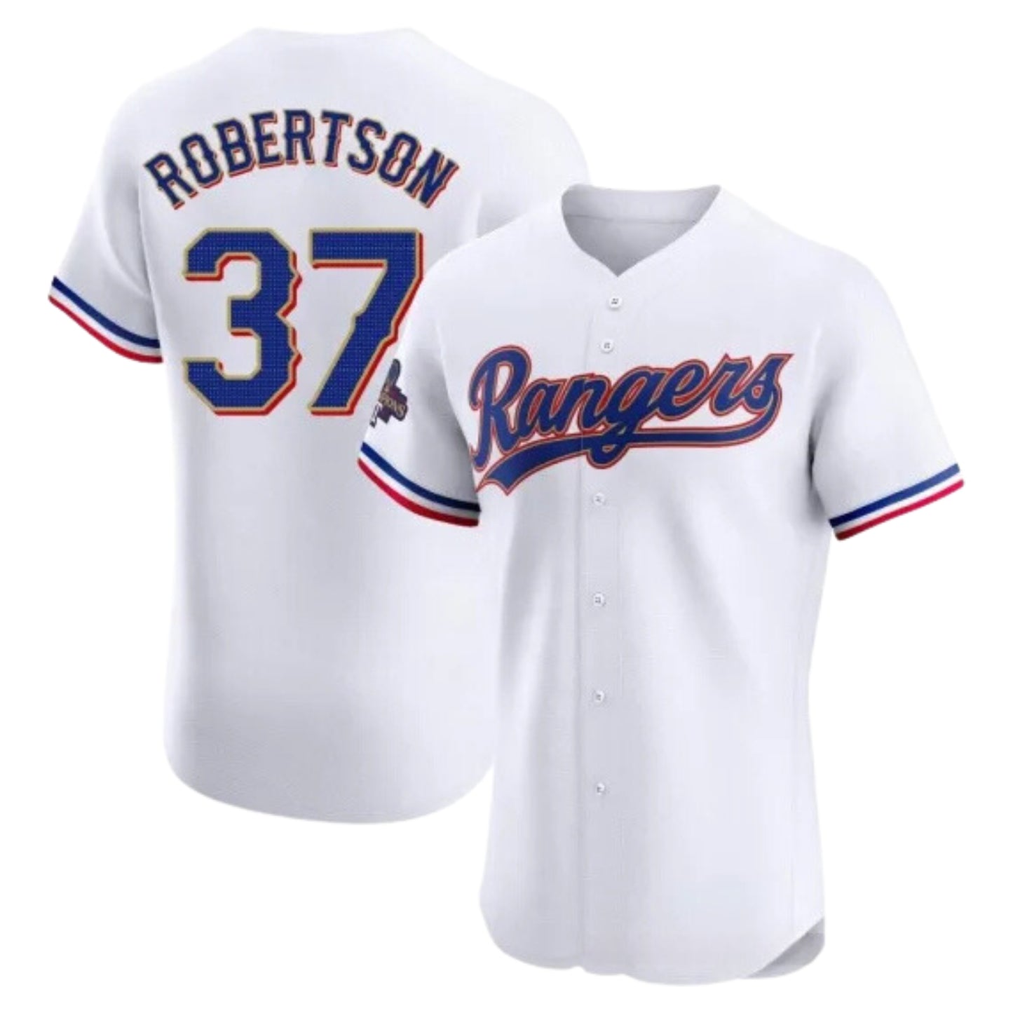 MLB David Robertson Texas Rangers 37 Jersey