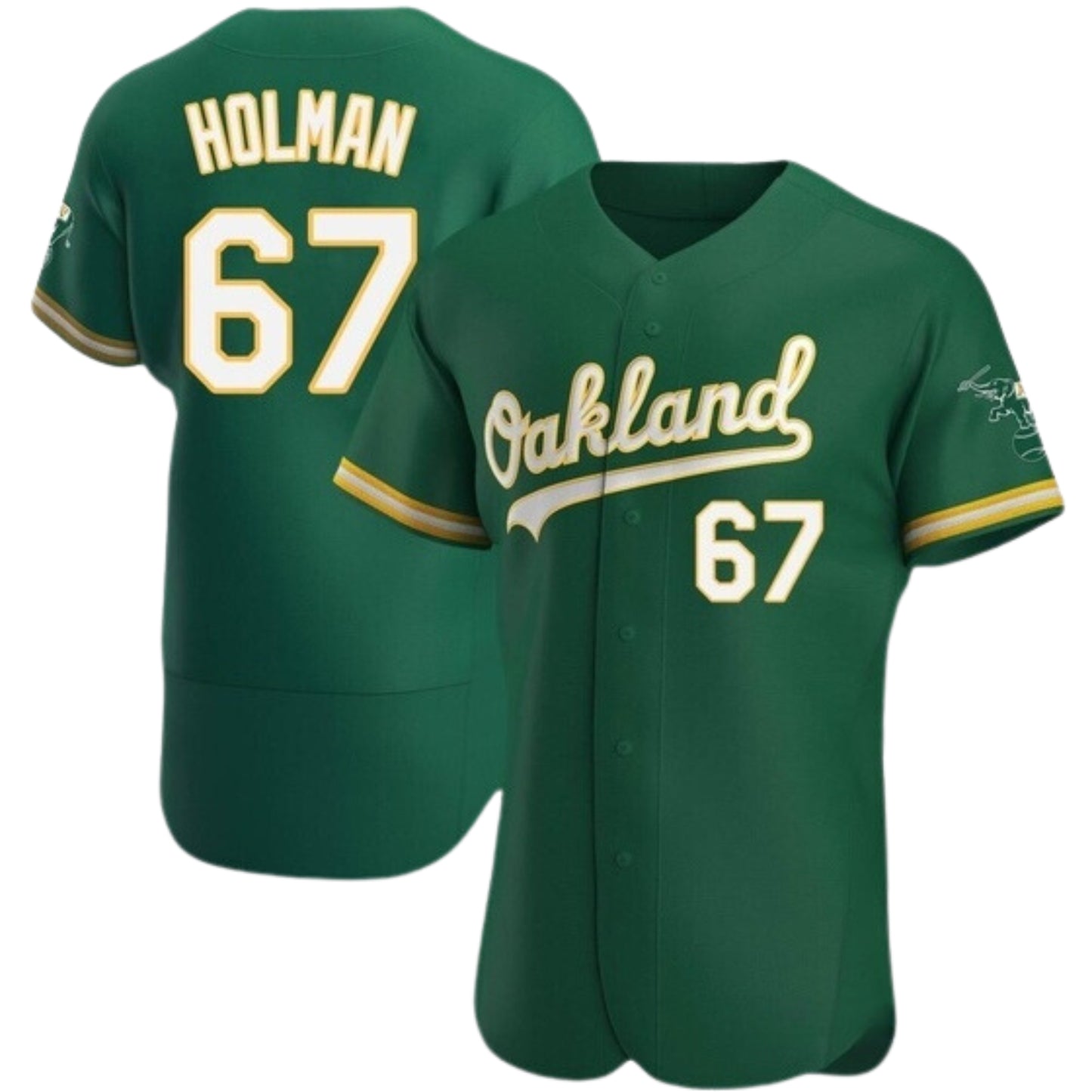 MLB Grant Holman Oakland Athletics 67 Jersey