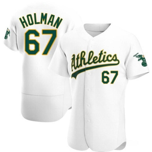 MLB Grant Holman Oakland Athletics 67 Jersey