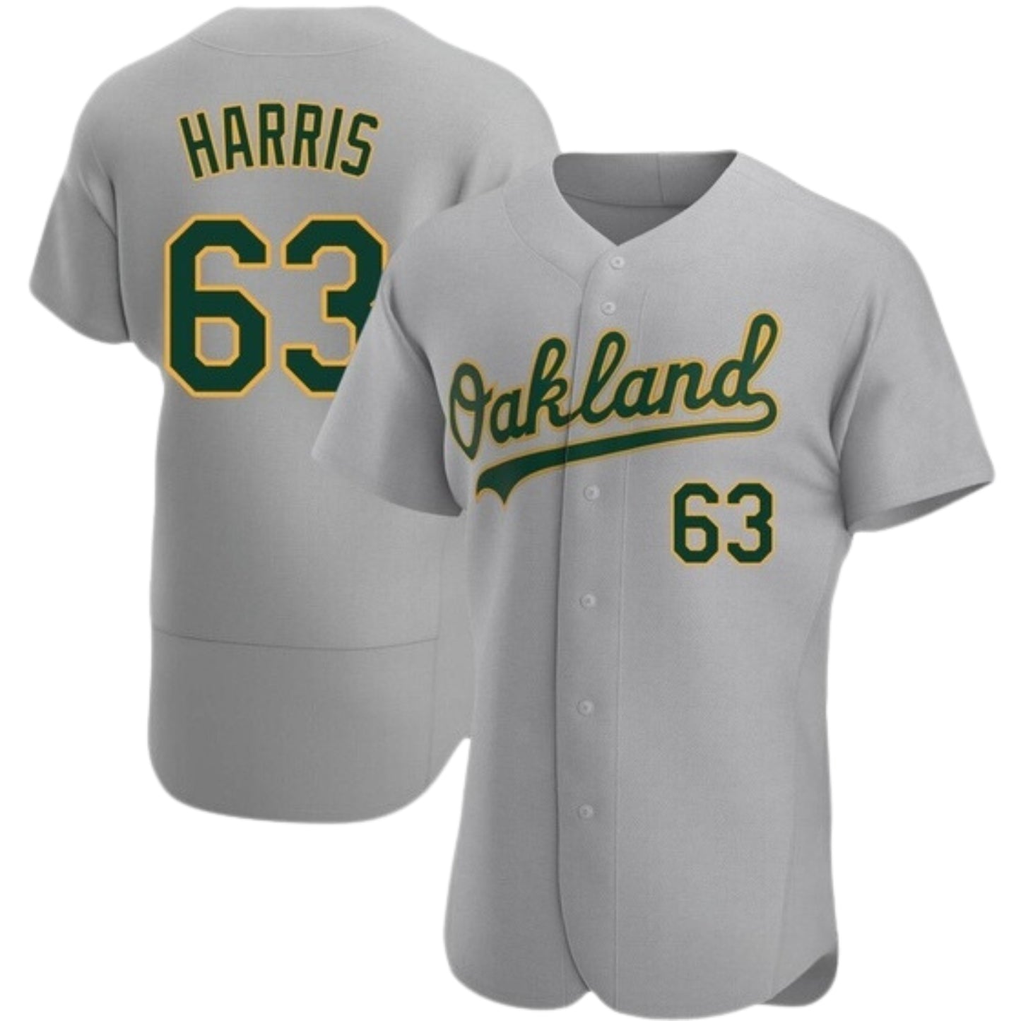 MLB Hogan Harris Oakland Atheletics 63 Jersey