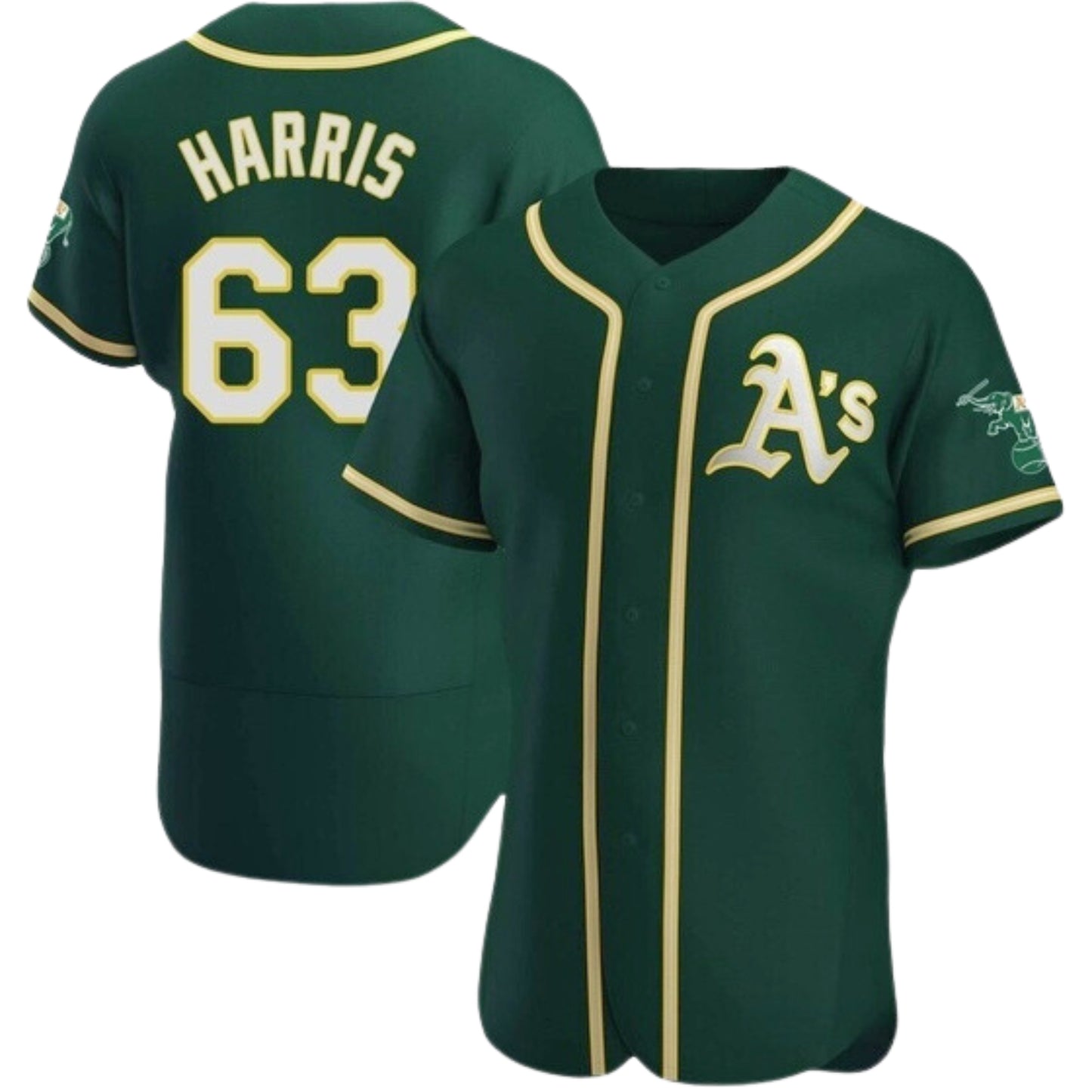 MLB Hogan Harris Oakland Atheletics 63 Jersey