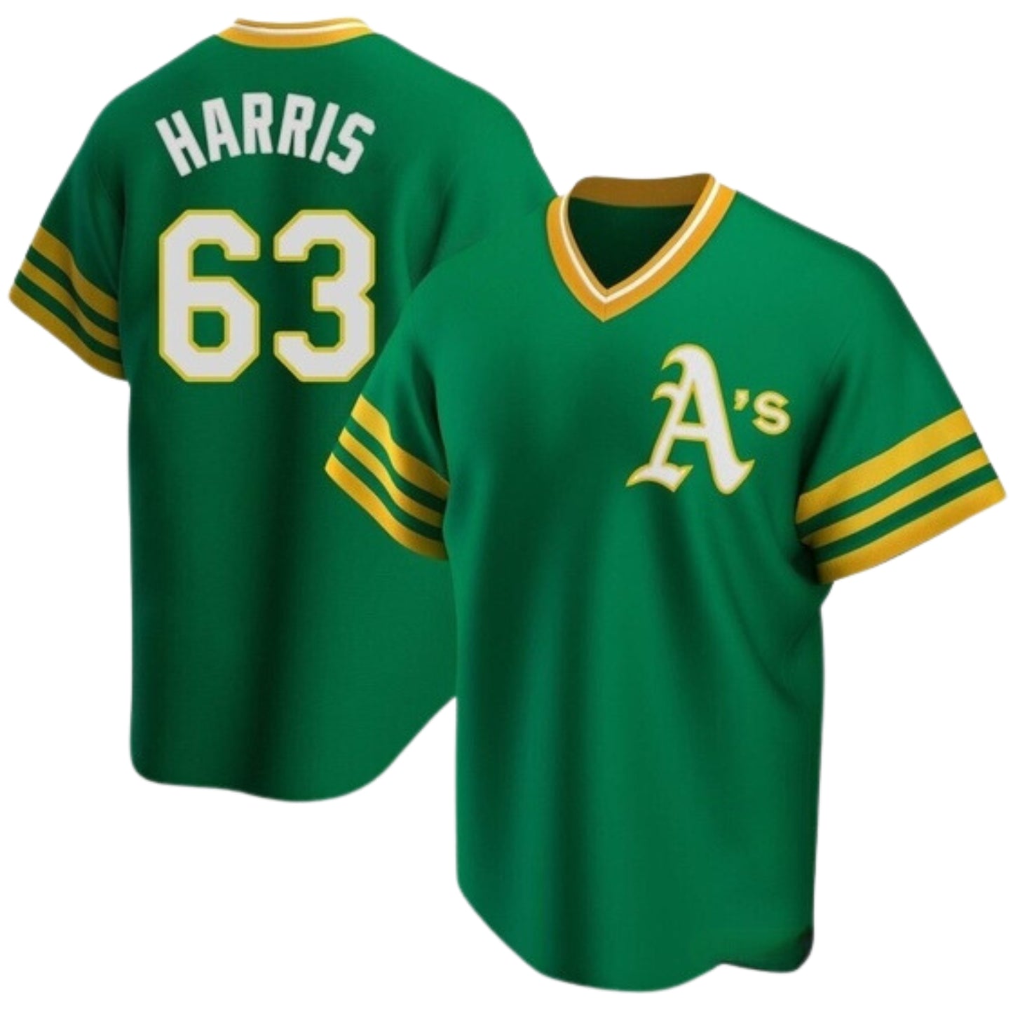 MLB Hogan Harris Oakland Atheletics 63 Jersey