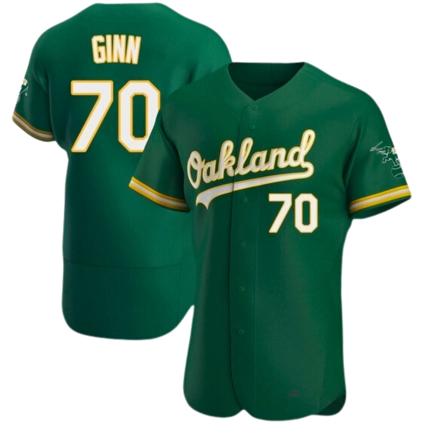 MLB J.T. Ginn Oakland Athletics 70 Jersey