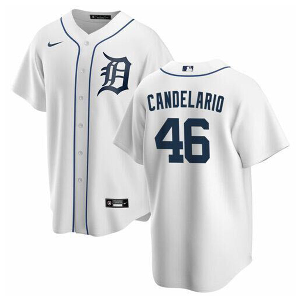 MLB Jeimer Candelario Detroit Tigers 46 Jersey