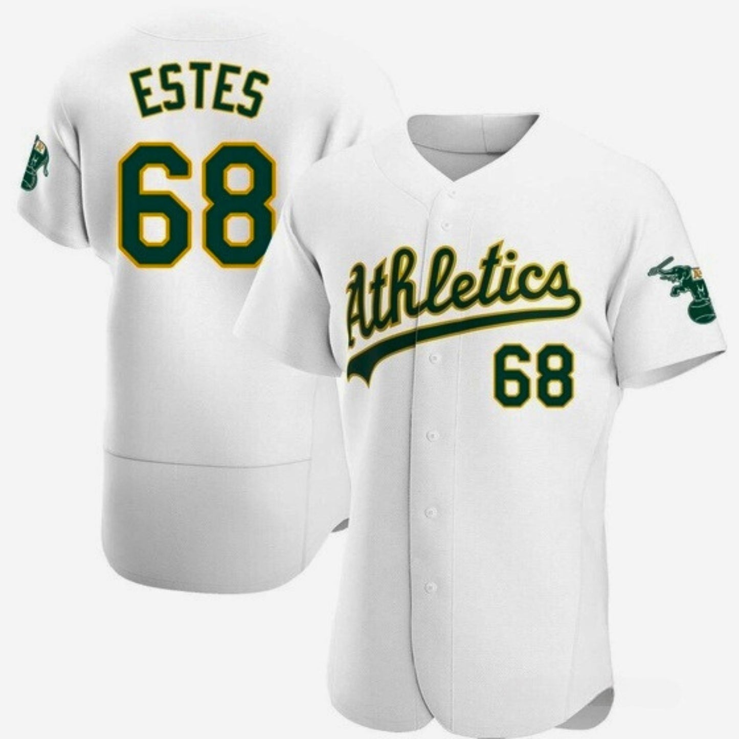 MLB Joey Estes Oakland Athletics 68 Jersey