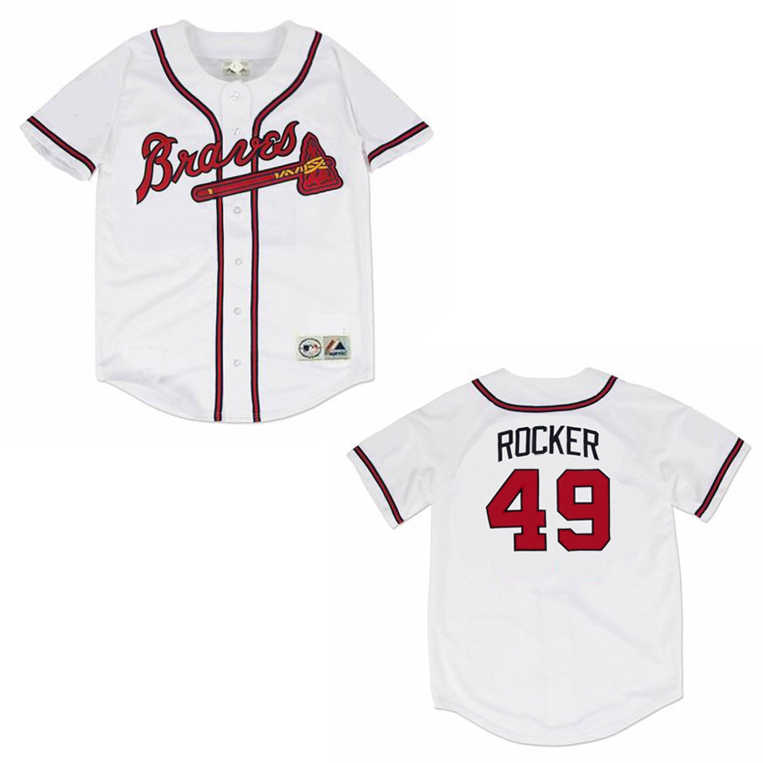 MLB John Rocker Atlanta Braves 49 Jersey The Jersey King