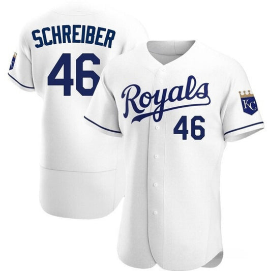 MLB John Schreiber Kansas City Royals 46 Jersey