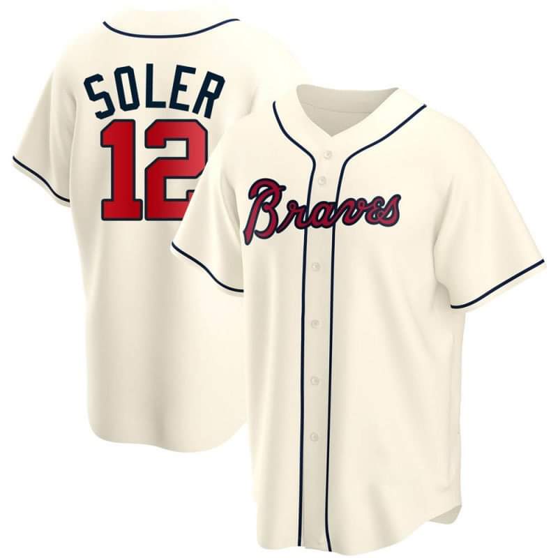 MLB Jorge Soler Atlanta Braves 12 Jersey