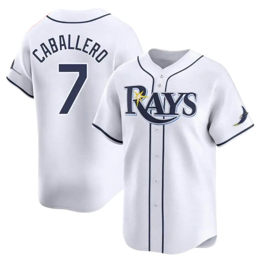 MLB Jose Caballero Tampa Bay Rays 7 Jersey