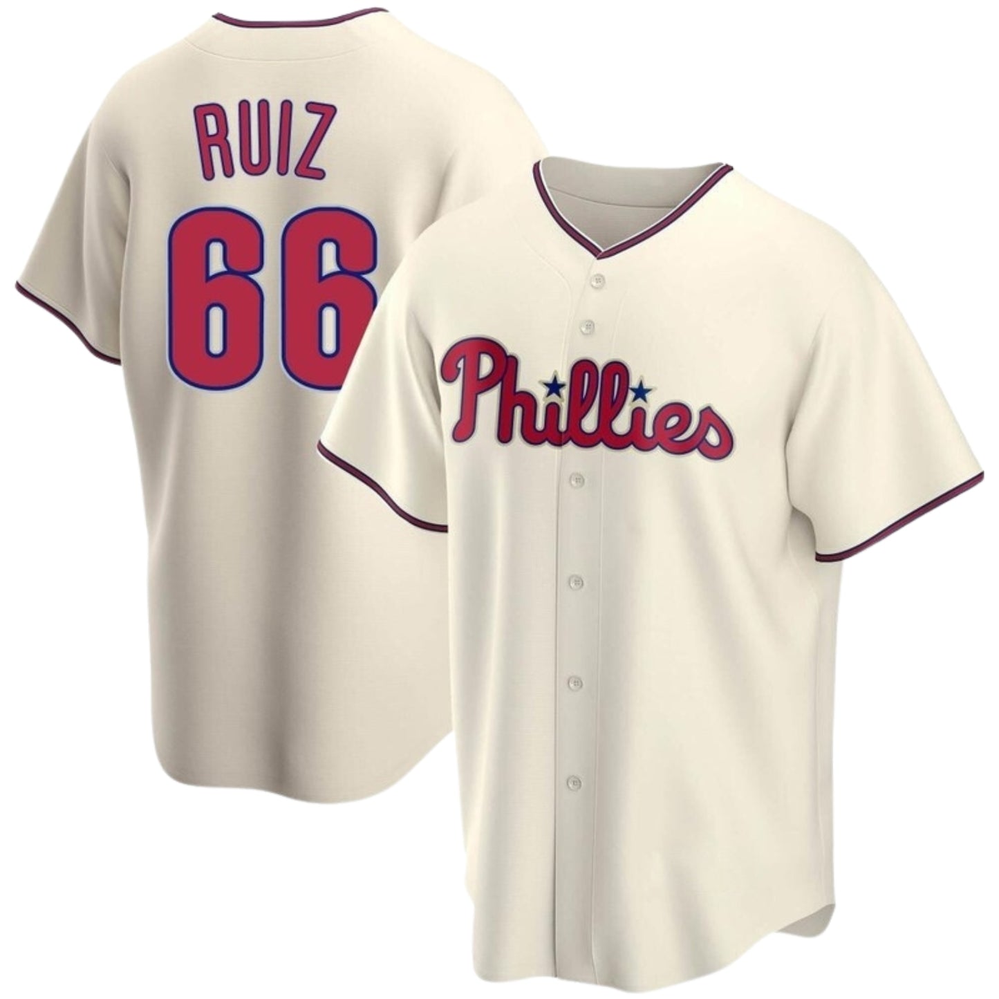 MLB José Ruiz Philadelphia Phillies 66 Jersey