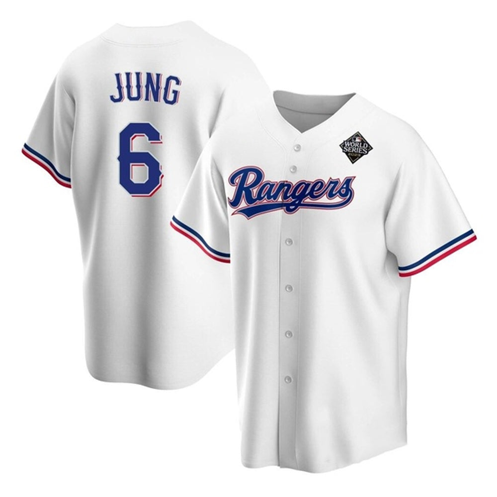 MLB Josh Jung Texas Ranger 6 Jersey